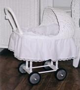 wicker child furniture - push carriage #4440