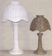 tall wicker table lamps #4527