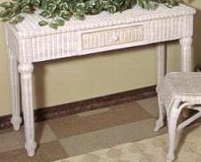 wicker furniture - hall table #4458