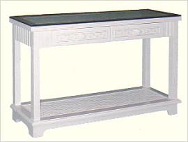 wicker furniture - console table #4284CN