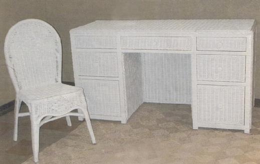 wicker furniture - desk #4852