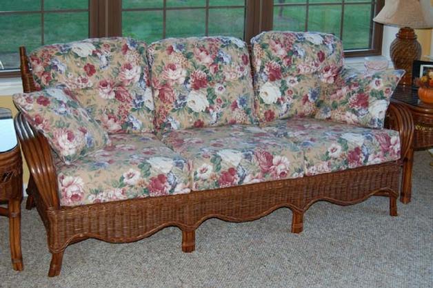 indoor wicker furniture - sofa #4139